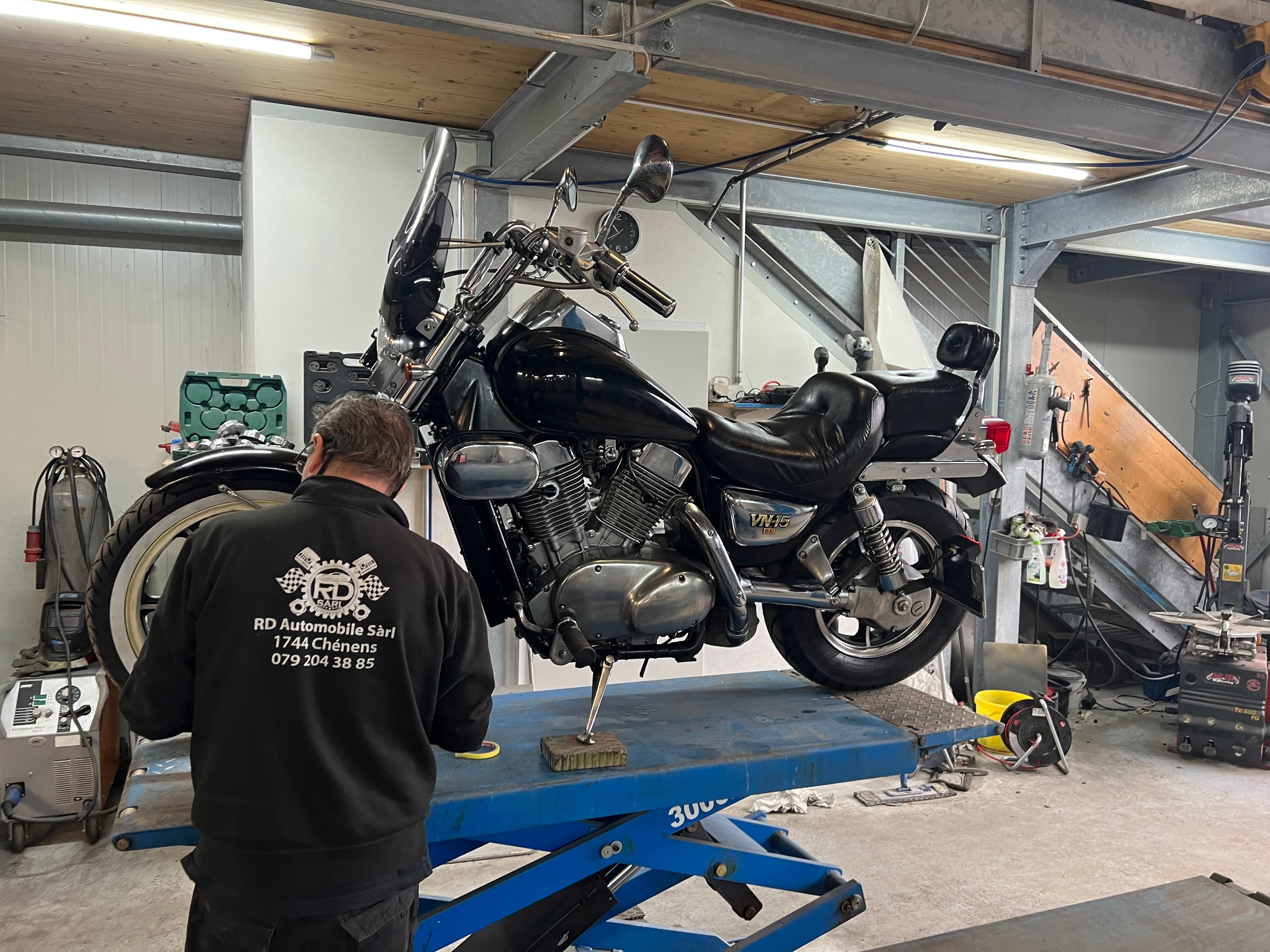 Réparation moto